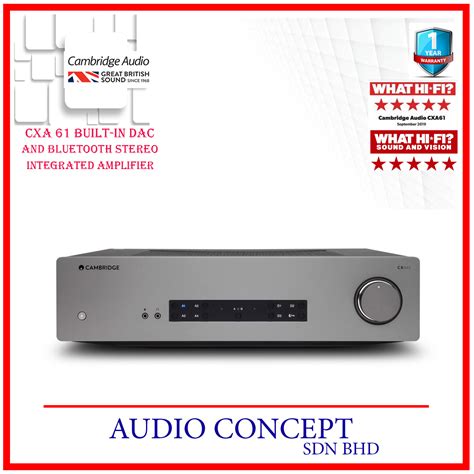 Cambridge Audio CXA61 Built-In DAC And Bluetooth Stereo Integrated ...