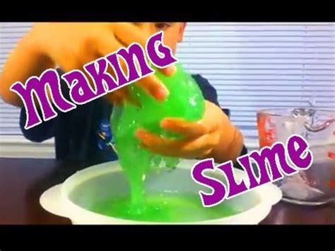 HOW TO MAKE SLIME Easy Kids Science Experiments - YouTube