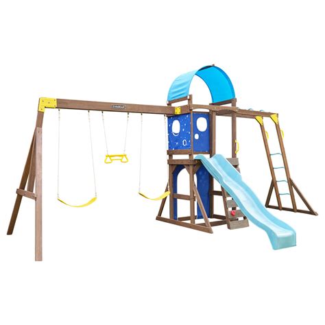 Kidkraft - Overlook Challenge Wooden Swing Playset