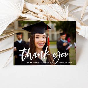 Graduation Thank You Cards Templates