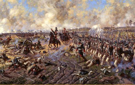 Prince Bagration in the Battle of Borodino. The last counterattack. ” painting by Alexandr ...