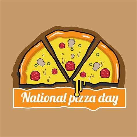 national pizza day celebration template 17359902 Vector Art at Vecteezy