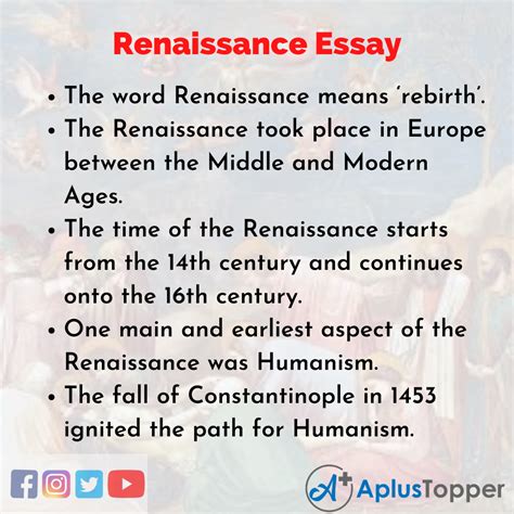 The Renaissance Essay – Telegraph