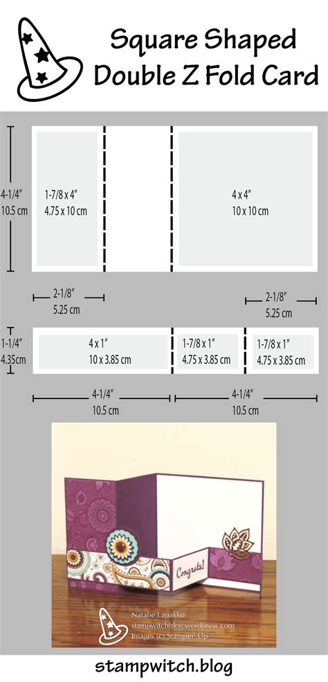 Printable Z Fold Card Template - Printable Templates