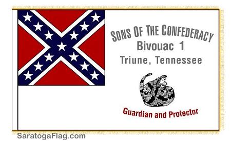 SONS OF CONFEDERATE VETERANS Custom Flag