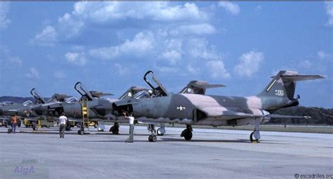 A lineup of USAF McDonnell RF-101B Voodoos in Southeast Asia camo. | Douglas aircraft, Voodoo ...