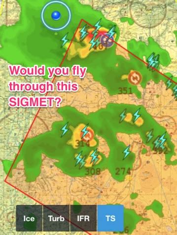 CASE STUDY: Can you fly through a convective SIGMET?