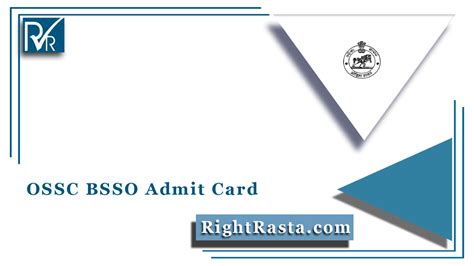 OSSC BSSO Admit Card 2021 (Out) - Block Social Security Officer Hall Ticket