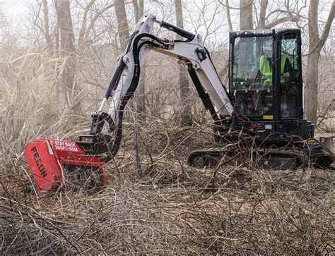 Excavator Mulching Head | 3.5-10 Ton | FECON Construction Equipment