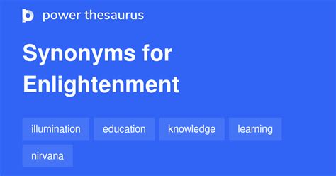 Enlightenment synonyms - 1 745 Words and Phrases for Enlightenment