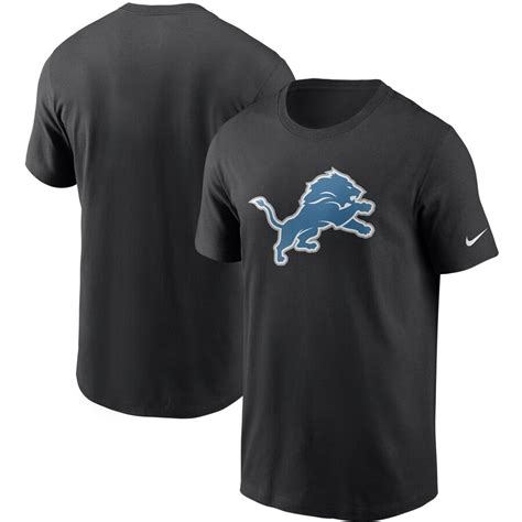 Men's Nike Black Detroit Lions Primary Logo T-Shirt