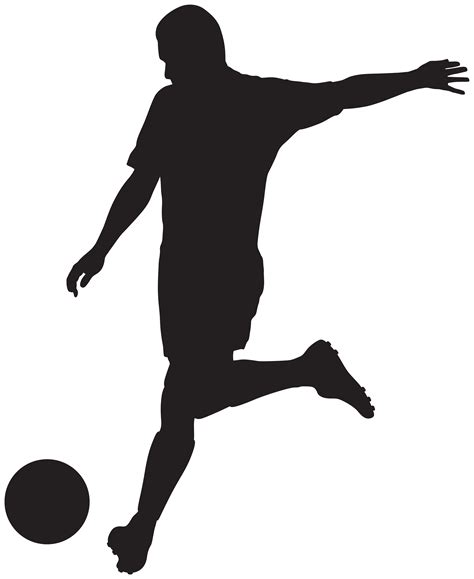 Football Player Silhouette Png | Football silhouette, Silhouette png, Soccer silhouette