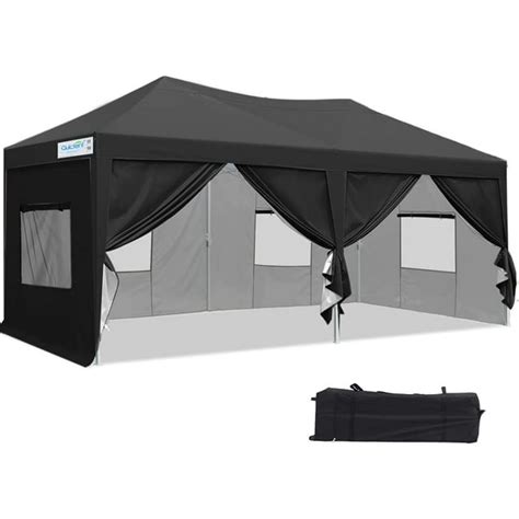 Quictent 10'x20' EZ Pop Up Canopy Tent, Outdoor Event Gazebo, Perfect ...