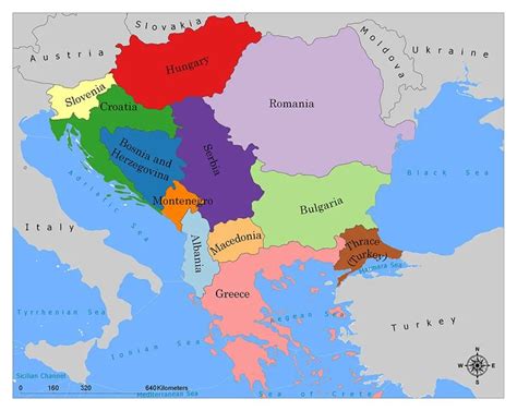 Balkan Countries/What are the Balkan Countries? 1 in 2022 | Balkan, Balkan peninsula, Europe map