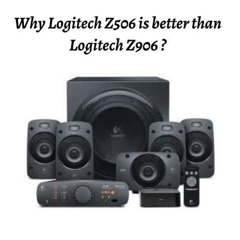 Logitech Z506 Vs Z906 | Logitech, Logitech speakers, Satellite speakers