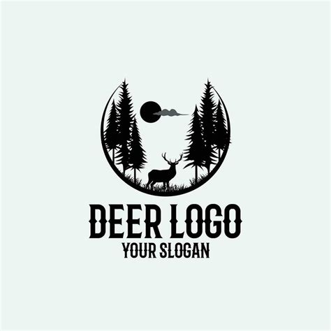 vector logo deer 36392478 Vector Art at Vecteezy