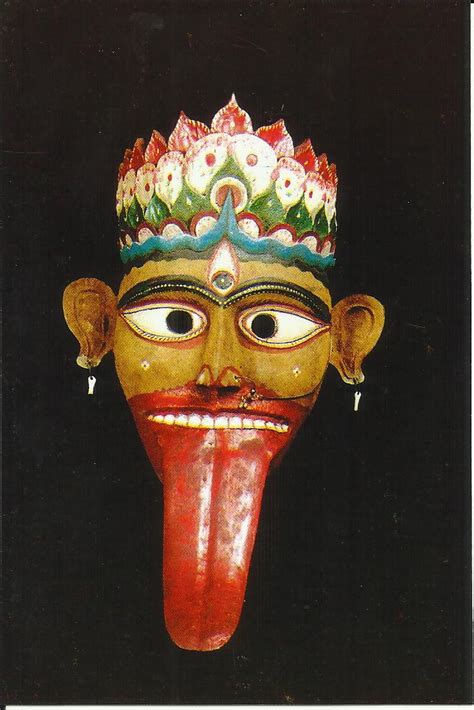 Heritage of India: Masks Post Cards of Indian Museum