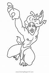 Happy Tarzan Coloring Page For Kids  Free Printable sketch template