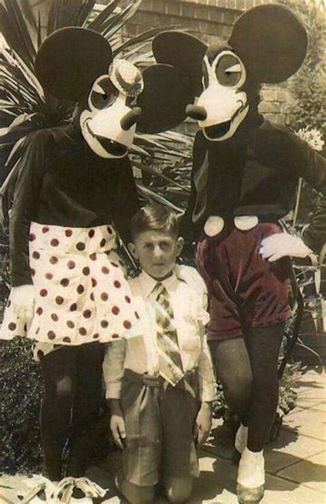 Mickey & Minie Mouse - 1950s : r/oldschoolcreepy