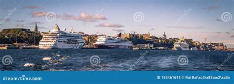 Stockholm - September 23, 2018: Cruise Ships in the Swedish Archipelago in Stockholm, Sweden ...