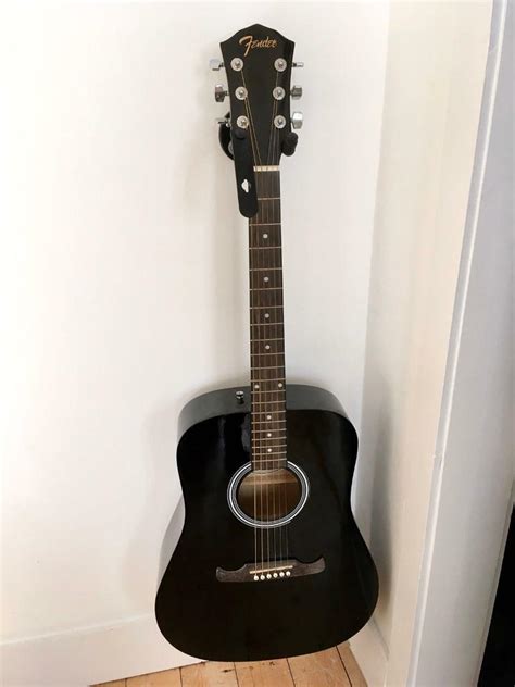 Fender Black Acoustic Guitar | in Joppa, Edinburgh | Gumtree