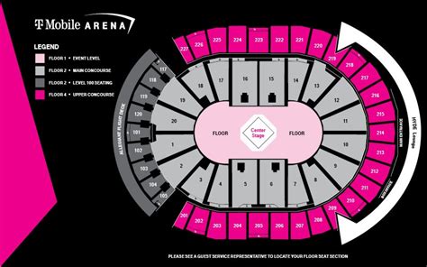 Seating Maps | T-Mobile Arena