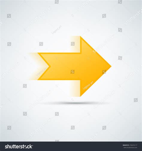 Orange arrow. Vector illustration - Royalty Free Stock Vector 276674117 - Avopix.com