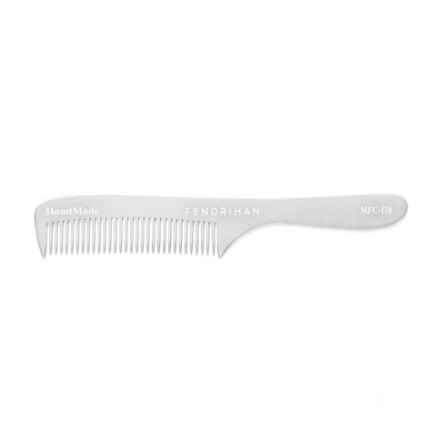 Fendrihan Metal Fine-Tooth Comb with Handle