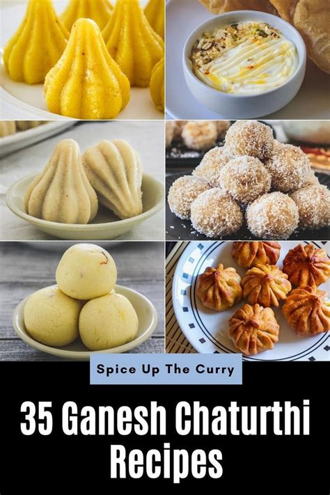 35 Ganesh Chaturthi Recipes (Maharashtrian) - Spice Up The Curry | Recipes, Savory snacks ...