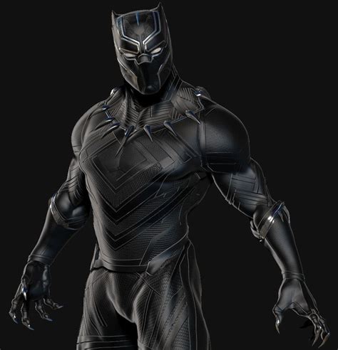 ArtStation - Black panther (civil war suit), mars . Black Panther ...