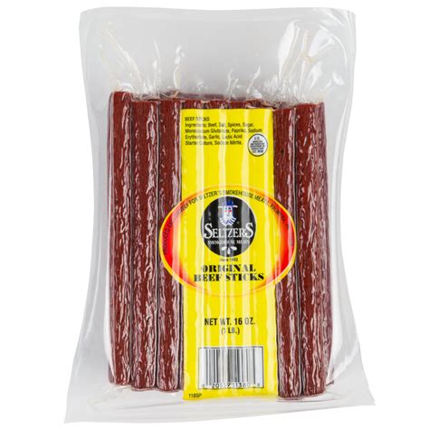 Seltzer's Lebanon Bologna 16 oz. Original Mild Beef Snack Stick