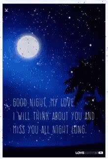 My Love Good Night GIF - My Love Good Night Miss You - Discover & Share GIFs