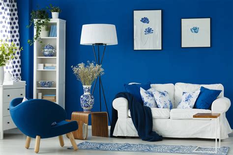 Download Blue Living Home Room Wallpaper | Wallpapers.com
