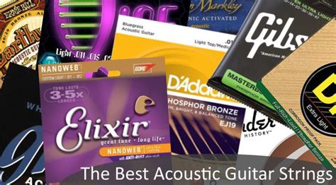 The Best Acoustic Guitar Strings - 6 String Sets | Gearank