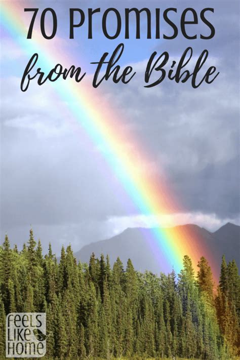 70 of God's promises from the Bible - These encouraging scriptures ...