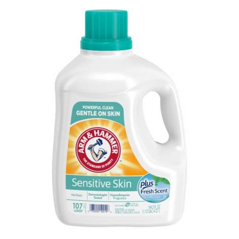 Arm & Hammer Sensitive Skin Fresh Scent Liquid Laundry Detergent, 144.5 ...