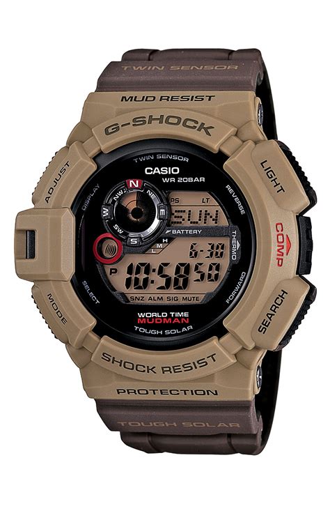 Casio 'G-Shock - Mudman' Solar Compass Dial Watch | Nordstrom