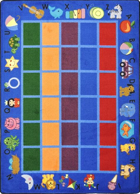 Alphabet Phonics Classroom Rug | Preschool Rugs | ABC Rugs