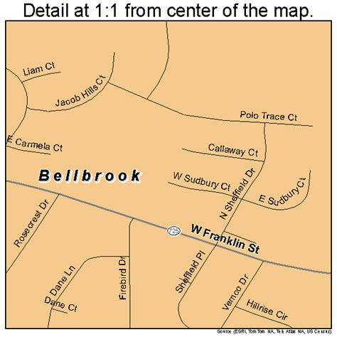 Bellbrook Ohio Street Map 3905102