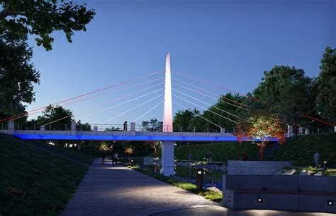 Pedestrian Bridge Lighting Solutions| Hydrel