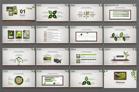 Green Energy PowerPoint template for $24