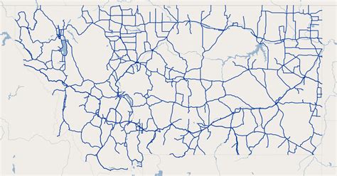 Montana Mile Markers | GIS Map Data | State of Montana | Koordinates