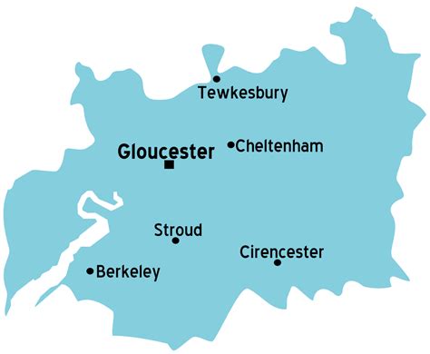 Gloucestershire Map