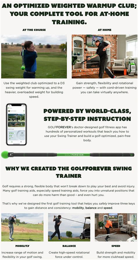 Golf Forever Swing Trainer at InTheHoleGolf.com