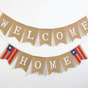 Welcome Home Military Banner, Welcome Home Decorations, Welcome Home ...