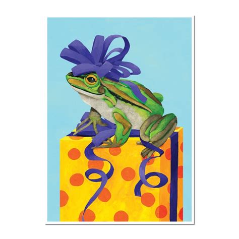 Party Frog Birthday Card Allport Editions | Jenny K.