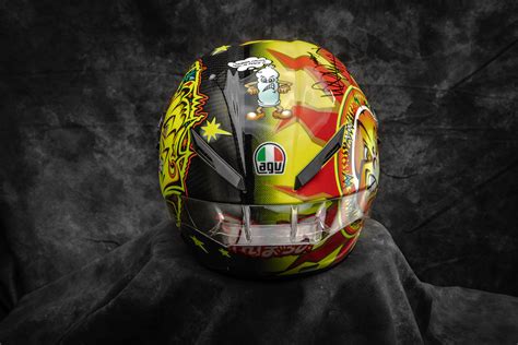 SIGNED Valentino Rossi Helmet AGV Pista GP R - Australian Motorcycle News