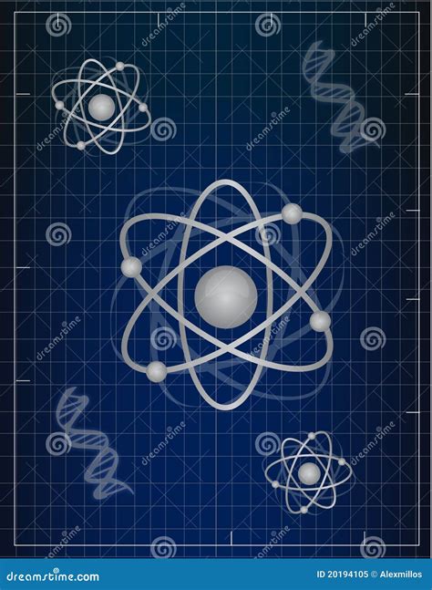 Atoms And DNA Royalty Free Stock Photo - Image: 20194105