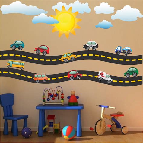 Race Car Decal - Sports Wall Decal Murals - Race Track Wall Stickers | Primedecals