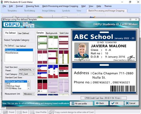 Student ID Card Maker Software latest version - Get best Windows software